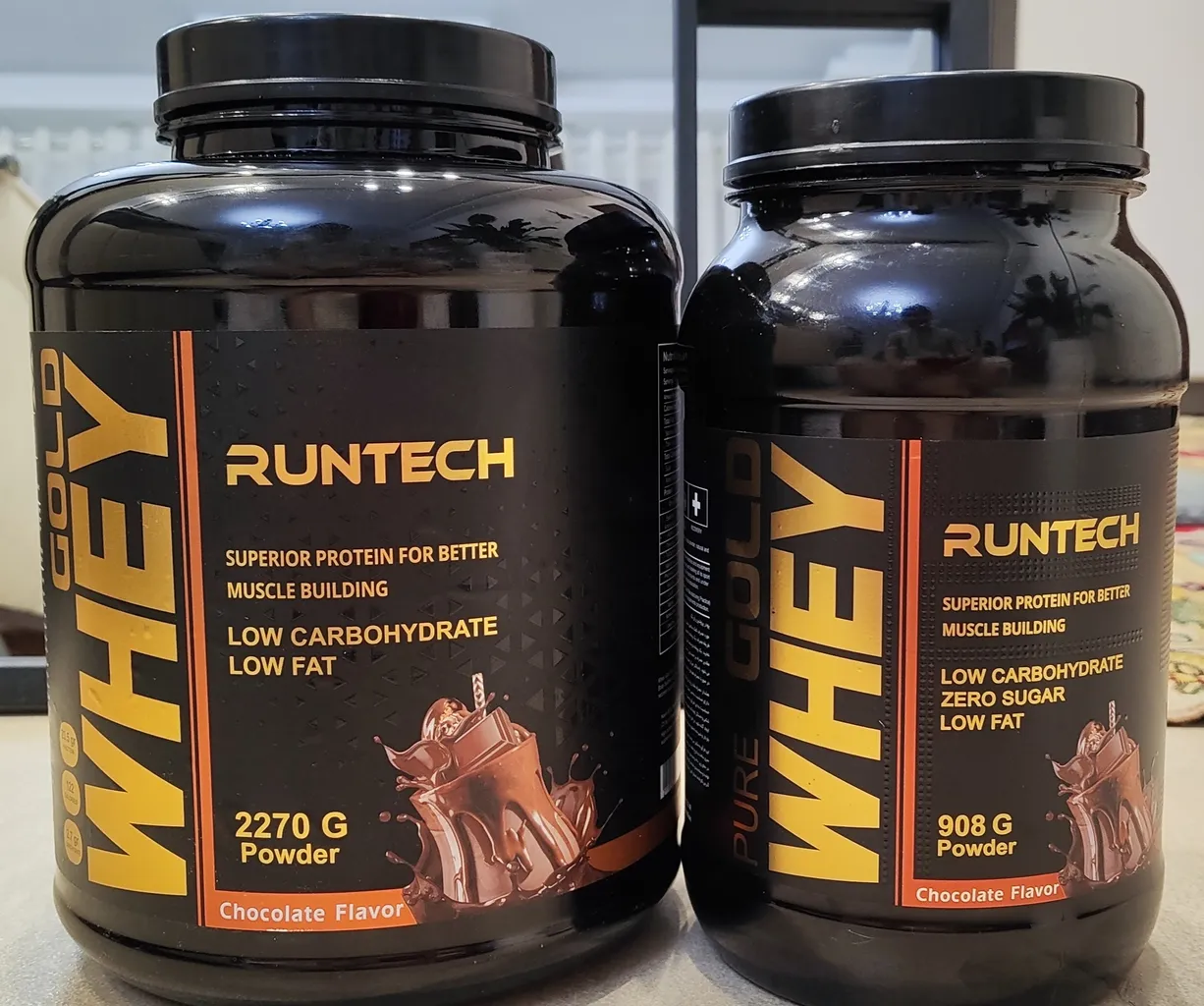 پودر وی گلد پروتئین با طعم شکلات رانتک - 908 گرم