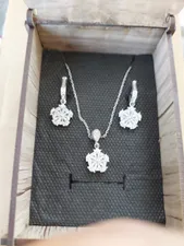 تجریه خرید نیم ست نقره زنانه مدل شکوفه BS 11