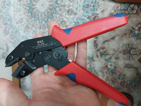 انبر پرس سر سیم مدل اس ان  سایز 0.25 / 6.0