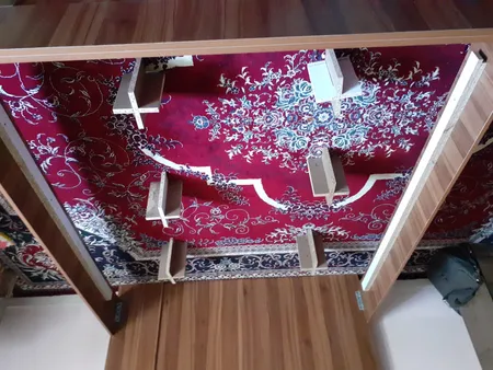 تخت خواب دونفره اعیان مدل FH364 سایز 160x200 سانتی متر