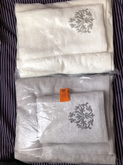 حوله حمام ماریبو مدل بامبو سایز 100x150 سانتی متر