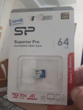کارت حافظه microSDXC سیلیکون پاور مدل Superior Pro کلاس 10 استاندارد UHS-I U3 سرعت 100MBps ظرفیت 64 گیگابایت به همراه آداپتور SD