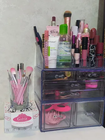 استند لوازم آرایشی نیلوشاپ مدل چهار کشو کد 4Drawers