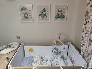 تجریه خرید تابلو اتاق کودک و نوزاد آرت سون مدل K055 مجموعه 3 عددی