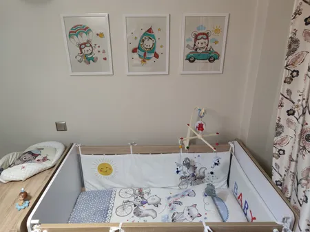 تابلو اتاق کودک و نوزاد آرت سون مدل K055 مجموعه 3 عددی