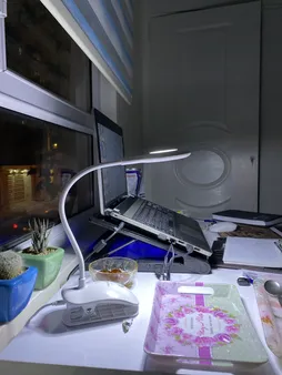 چراغ مطالعه لمسی گیره ای قابل شارژ ویداسی مدل WD-6038