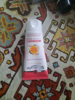 کرم ضدآفتاب و ضدچروک سان‌سیف، حجم 50 میلی‌لیتر