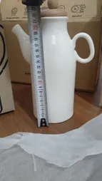 ظرف روغن مدل سرامیکی درب چوبی