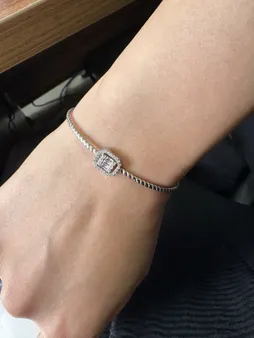 دستبند النگویی نقره زنانه جی تی ای مدل G_155