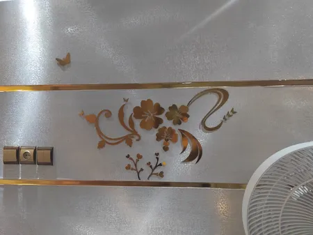 آینه دکوپدیده مدل Flower1001