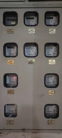 تابلو نشانگر طرح شماره کنتور مدل STH216 مجموعه 16 عددی