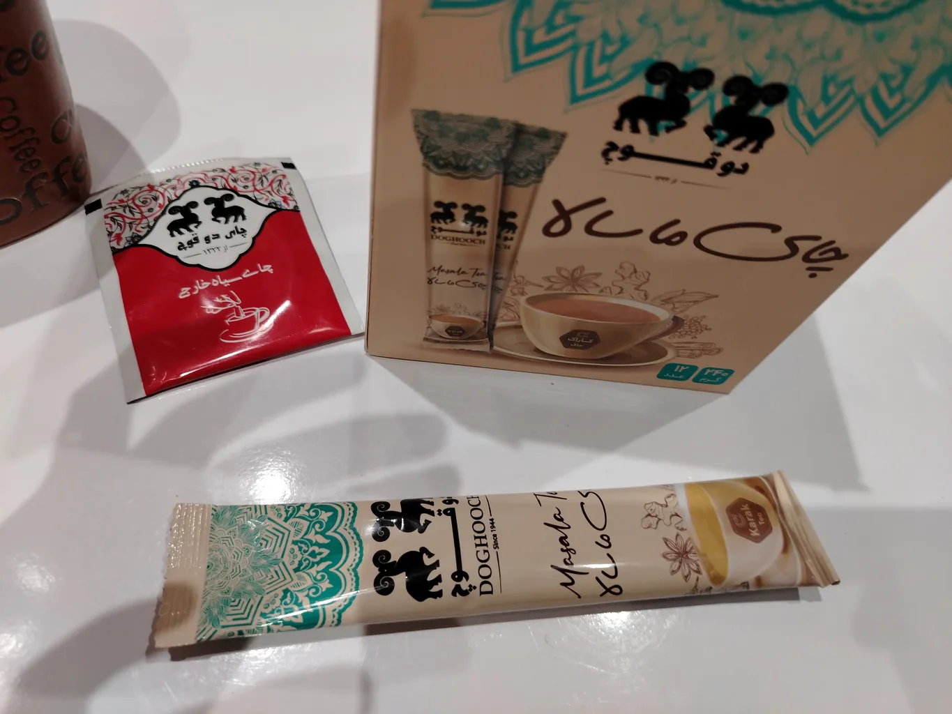 چای ماسالا دو قوچ - 20 گرم بسته 12 عددی