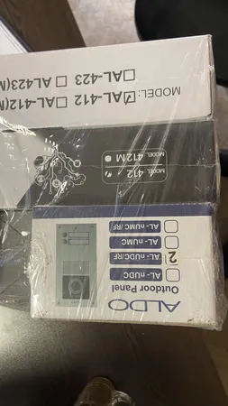دربازکن تصویری آلدو مدل   AL-NUCDxAL-412/2/white