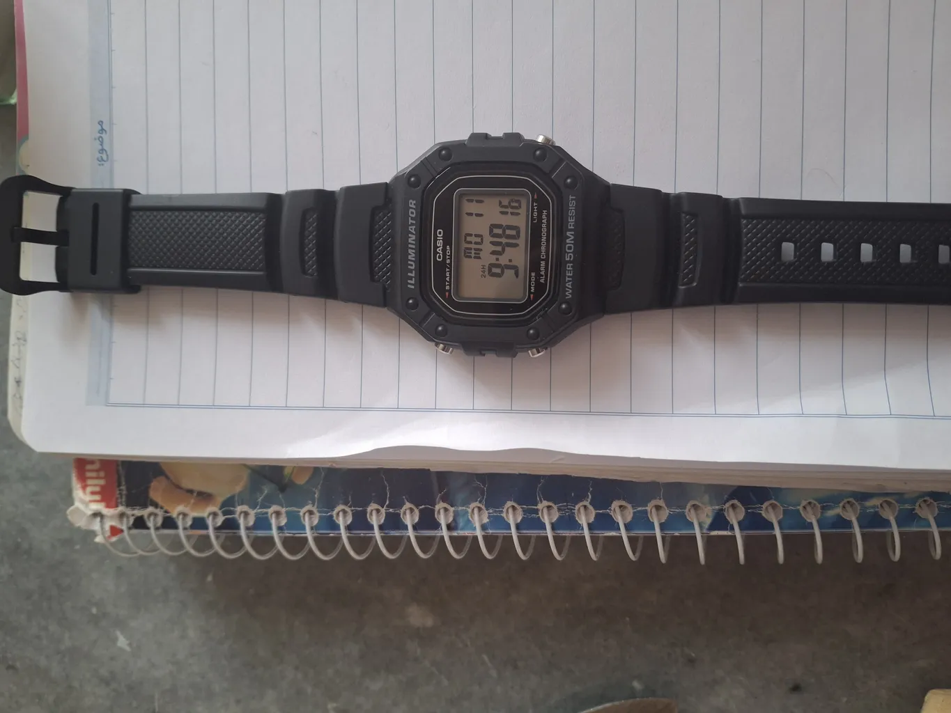 ساعت مچی دیجیتال کاسیو مدل W-218H-1AVDF