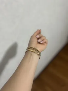 تجریه خرید دستبند النگویی طلا 18 عیار زنانه طلای مستجابی کد 2