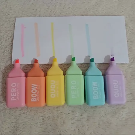 ماژیک علامت گذار مدل BOOW بسته 6 عددی