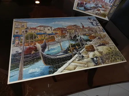 پازل 1000 تکه ایران پازل طرح شهر آبی