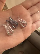 تجریه خرید گیره روسری زنانه طرح لاله بسته 3 عددی