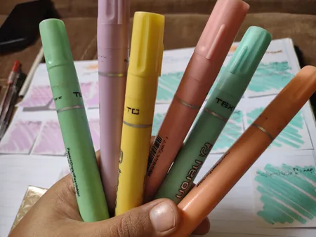 ماژیک علامت گذار هرون مدل پاستلی مجموعه 6 عددی