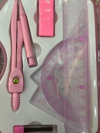 ست لوازم تحریر 7 تکه آئوسدو مدل AS-8010 PG