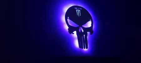 چراغ دیواری مدل اسکلت طرح مانستر