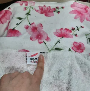 تجریه خرید حوله پالتویی طرح گل کد025 سایز 125