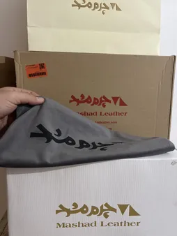 کفش روزمره مردانه چرم مشهد مدل J6180-095