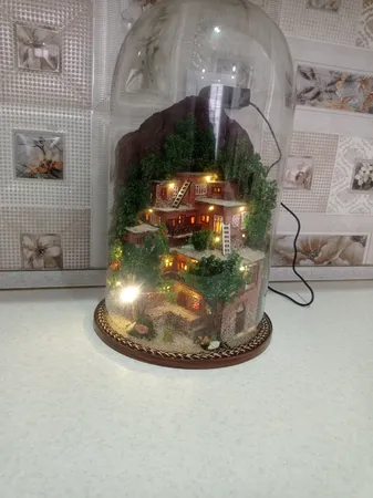 چراغ خواب مدل شهر رویایی ابیانه.تابستان