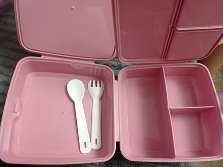 ظرف غذا 3 تکه کودک هوبی لایف مدل پرنسس