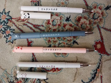 خودکار مدل پاکن دار طرح حیوانات بسته 4 عددی