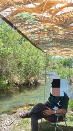 سایه بان سفری مدل موفلان استتار کد F10