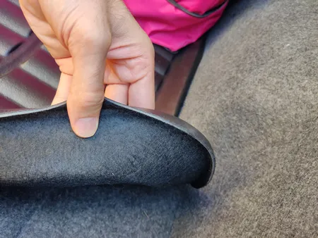 کفپوش سه بعدی صندوق خودرو لاستیک گیلان کد 1081 مناسب برای سمند