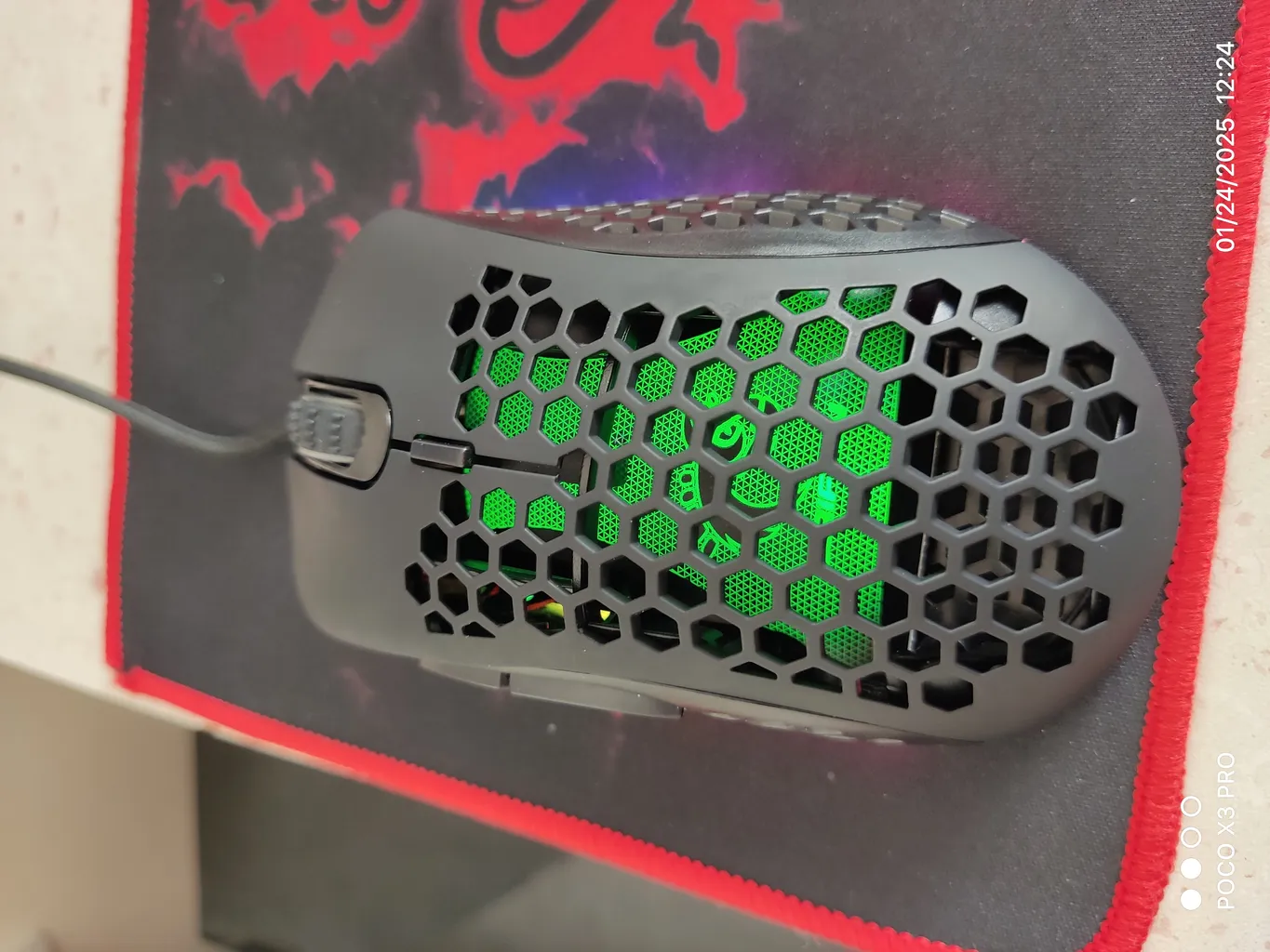 ماوس مخصوص بازی گرین مدل GM602 RGB