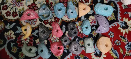 گیره صخره نوردی مدل HS  بسته 20 عددی
