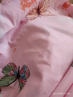 پارچه ملحفه کوکو جم مدل پروانه