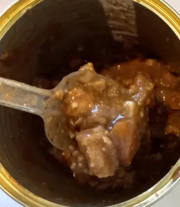 تجریه خرید کنسرو گربه شایر مدل چانک مرغ و جگر با سس جگر کد SEP01 وزن 400 گرم