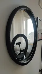 آینه مدل گرد فلزی طرح ظریف کد F-50