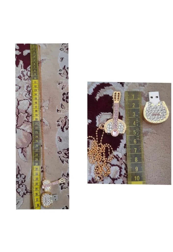 فلش مموری مدل Ul-Gr01 طرح گیتار ظرفیت 64 گیگابایت