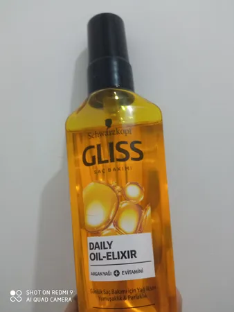 روغن مو گلیس مدل Daily Oil حاوی روغن آرگان و ویتامین ای حجم 75 میلی لیتر