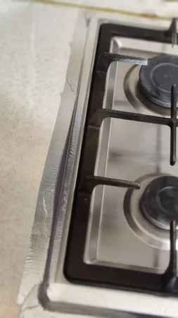 چسب آلومینیوم  مدل نخ دار برزنتی  عرض 5 سانتی متر