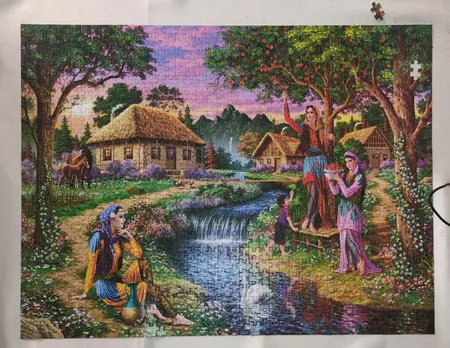 پازل 1000 تکه ایران طرح دهکده زیبا مدل AP-357