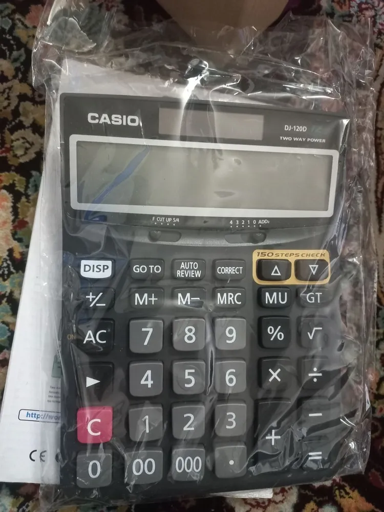 ماشین حساب کاسیو DJ-120-D