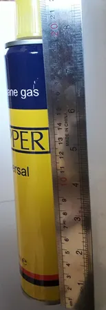 کپسول گاز فندک کلیپر مدل D2 حجم 300 میلی لیتر