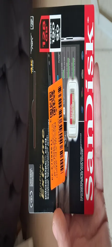 کارت حافظه microSDXC سن دیسک مدل Extreme کلاس A2 استاندارد UHS-I U3 سرعت 190MBps ظرفیت 128 گیگابایت