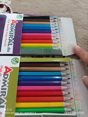 مداد رنگی 12 رنگ ادمیرال کد 19