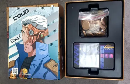 بازی فکری کودتا پلاس مدل coup plus