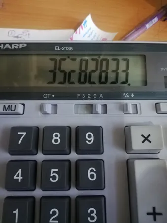 ماشین حساب شارپ مدل EL-2135