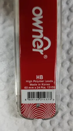 نوک مداد نوکی 0.7 میلی متری اونر کد 13307 بسته 5 عددی