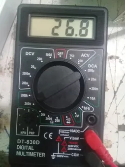 مولتی متر دیجیتال مدل DT830D