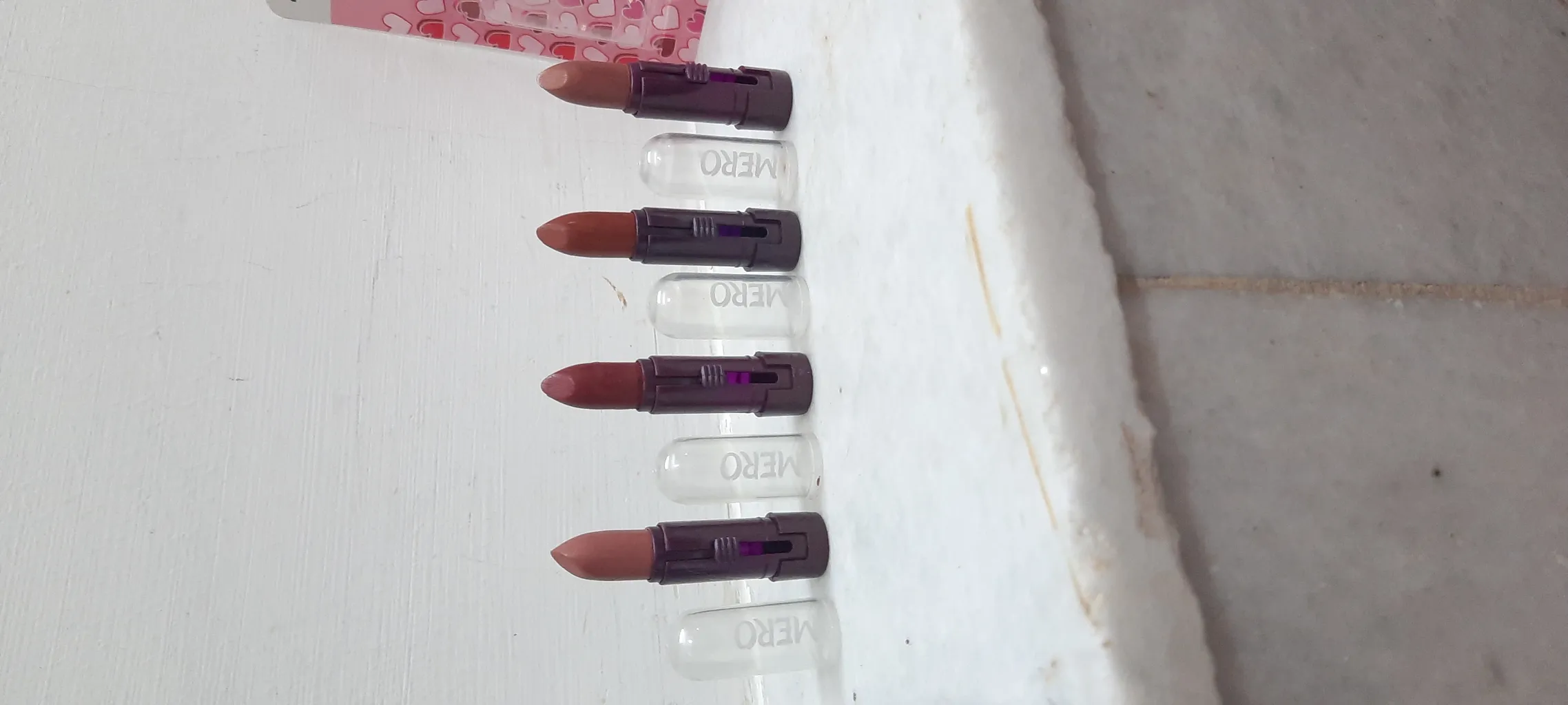 رژ لب جامد مرو شماره 101 مجموعه 4 عددی